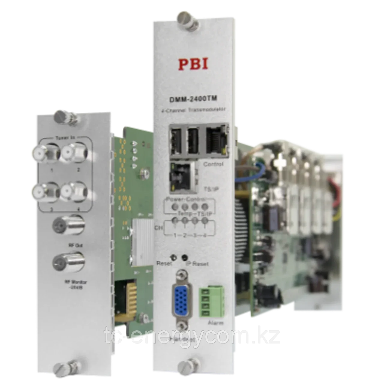 Модуль 4-тюнерного трансмодулятора QAM DMM-2410TM-30S2C на 4 DVB-C для цифровой ГС PBI DMM-1000, фото 1