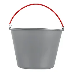 Пластмассадан жасалған құрылыс шелегі 12 л, соққыға төзімді, резеңкеленген сабы Matrix