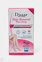 Восковые полоски Disaar (Дисаар) с экстрактом огуречного шалфея для депиляции, 20 шт