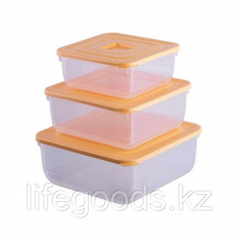 Набор контейнеров 3шт "Practic" 0,85/1,5/2,3л С88731, фото 1