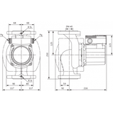Циркуляционный насос Wilo TOP-S 40/7 EM PN6/10 (Ø 40 | 220В | 390Вт | от 0 до 16.5м3/час| 0 от до 7м Напор) L250MM, 130°, фото 3