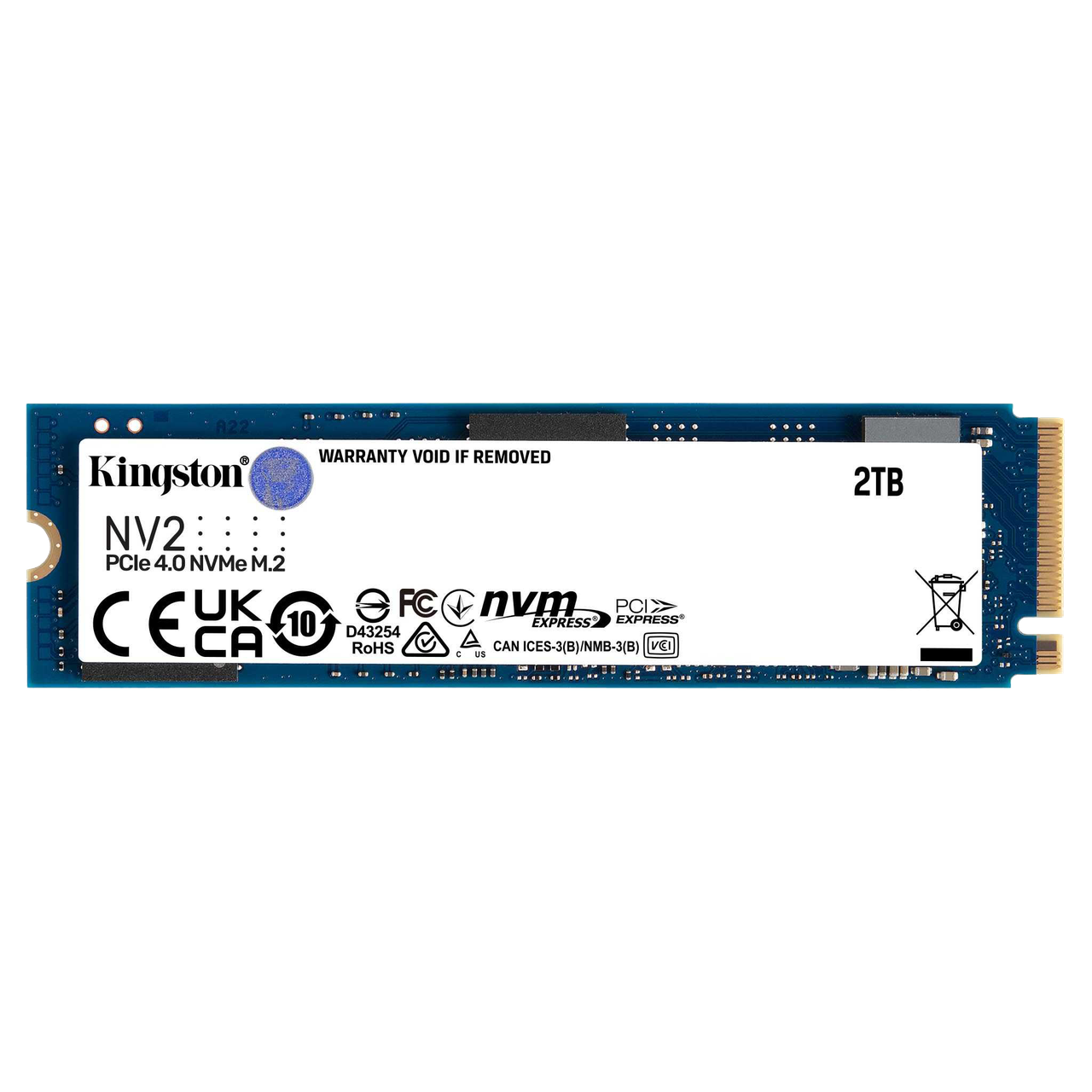 Твердотельный накопитель SSD Kingston NV2 2000Gb (SNV2S/2000G)