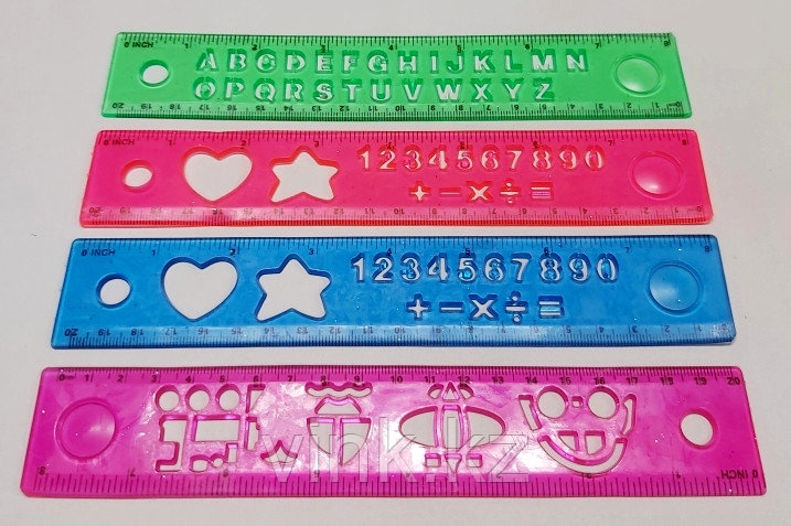 Линейка пластиковая 20 сантиметров, фото 1