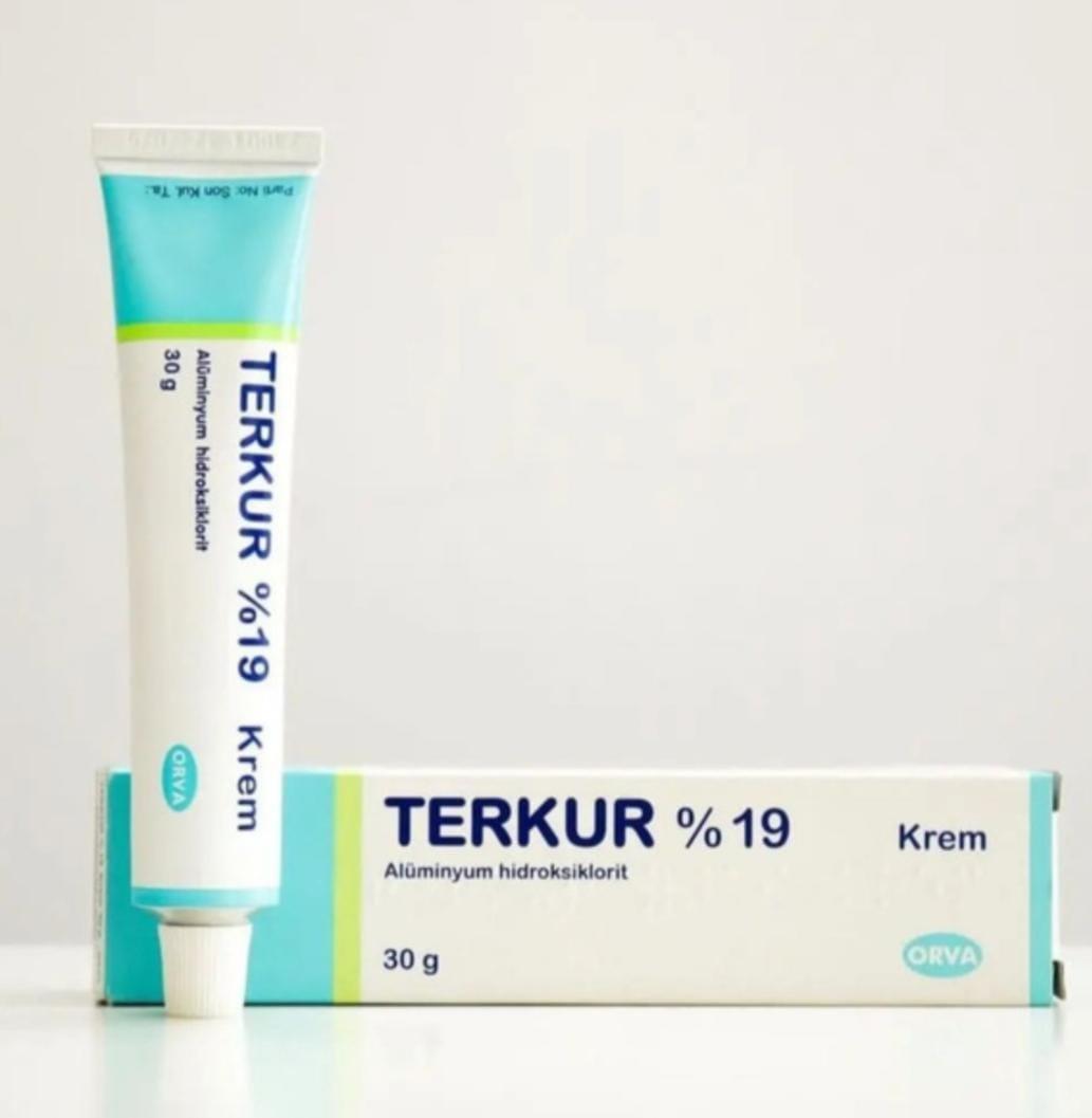 Terkur 19% (Теркур) крем для борьбы с повышенным потоотделением 30гр