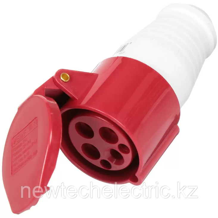 Розетка кабельная 16А 380В 3P+РЕ IP44 (214) EKF ps-214-16-380, фото 1