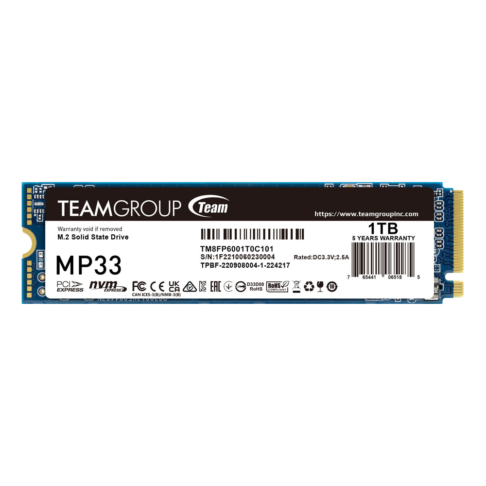 Твердотельный накопитель SSD TeamGroup MP33 1000GB (TM8FP6001T0C101)