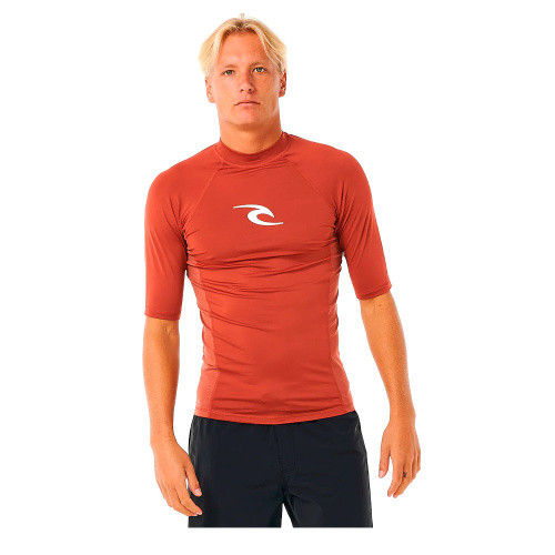 Футболка мужская для плавания Rip Curl Waves Upf Perf red M, L, XL, фото 1