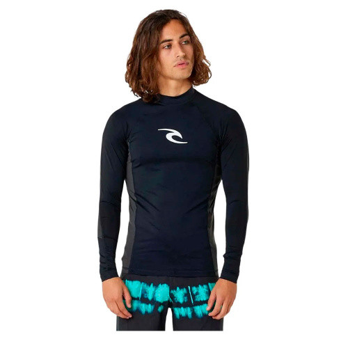 Футболка мужская для плавания Rip Curl Waves upf black s, M, L, XL, фото 1