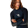 Футболка мужская для плавания Rip Curl Waves upf black s, M, L, XL, фото 3