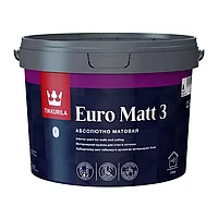 Краска интерьерная EURO MATT 3A гл/мат 9л