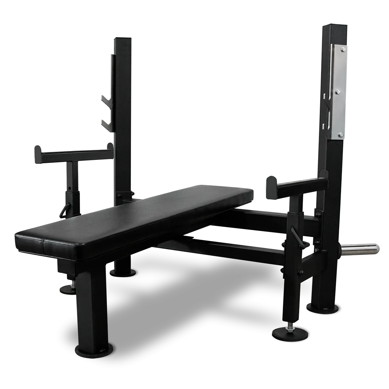 Скамья для жима лёжа со страховочными упорами BRONZE GYM PARTNER ML-902, фото 1