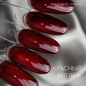 Гель лак Red Vitrage Galaxy №02, 8g