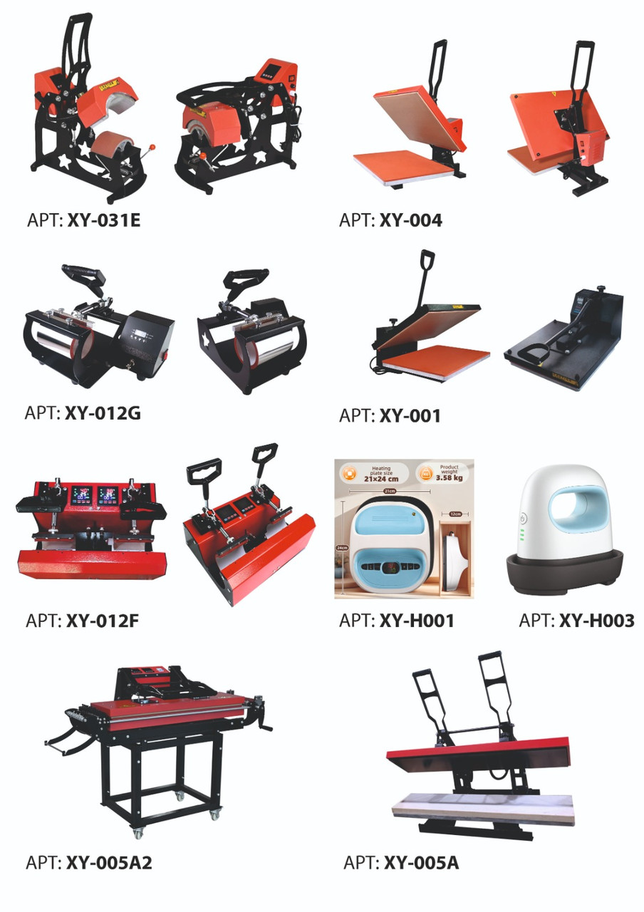 Все виды термопрессов, фото 1