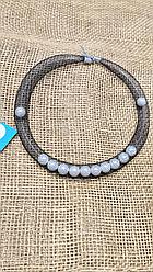 Колье / жемчуг в сеточке / 50 см ( пр. Абая 141 )