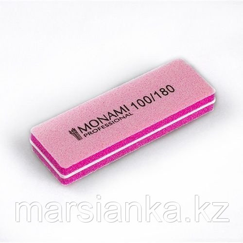 Баф прямоугольный мини Monami 100/180грит в ассортименте, фото 1