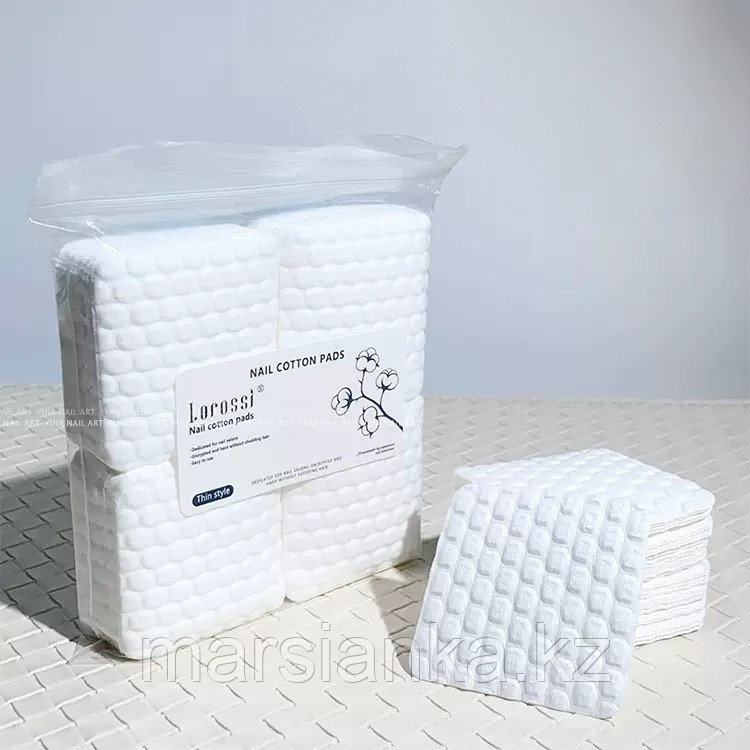 Безворсовые салфетки хлопковые, 200шт, фото 1