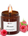 Свеча ароматическая "МАЛИНА" Milv, 100 мл, фото 1