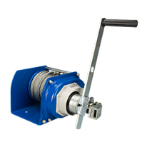 Лебедка ручная CHW-0.5, г/п 500 кг, канат 40 м