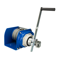 Лебедка ручная CHW-3.0, г/п 3200 кг, канат 40 м