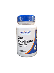 Nutricost Zinc Picolinate 50мг 30 капсул