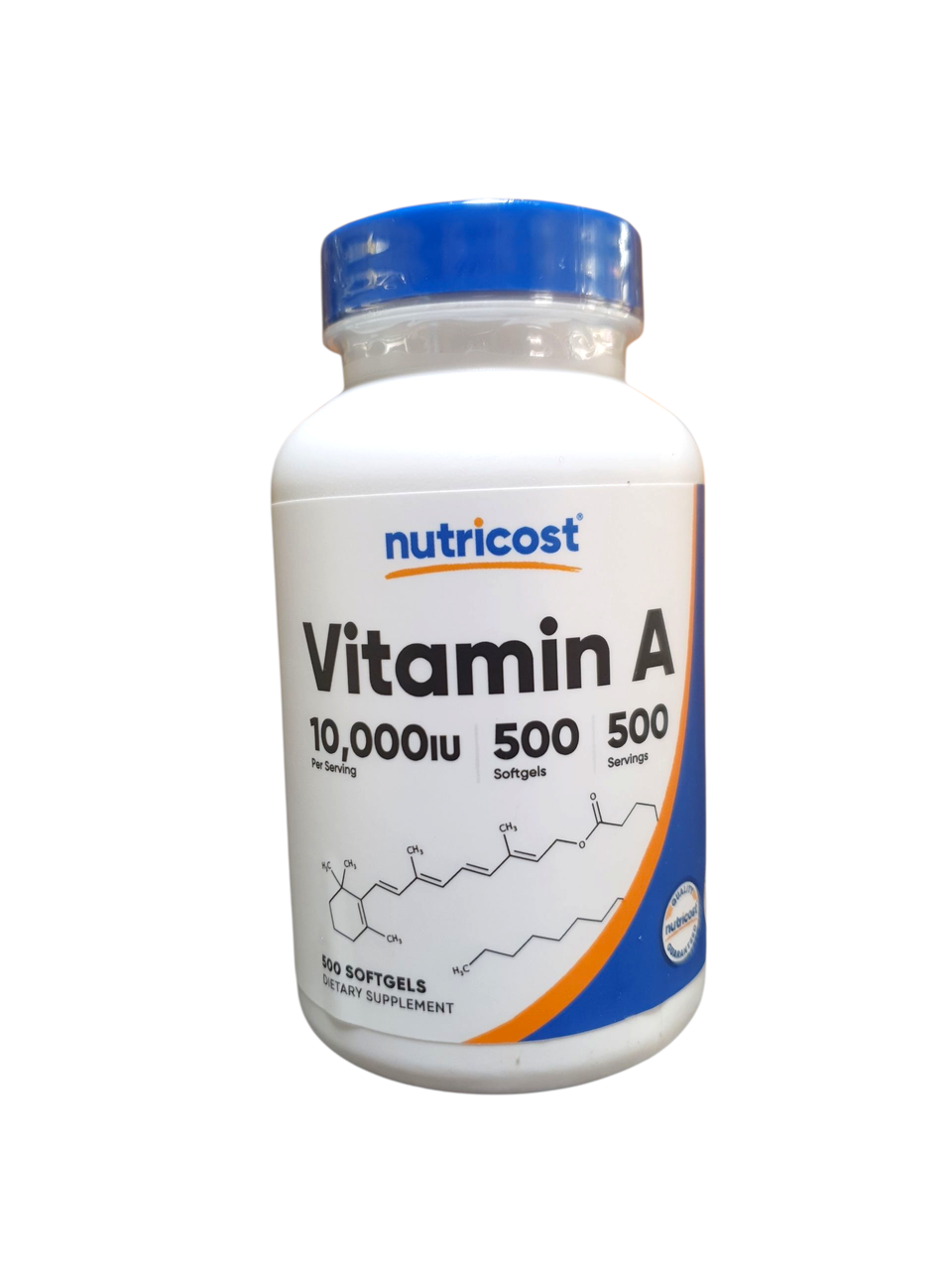 Nutricost Vitamin A  500 капсул