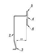 Профиль Н клинкер (клинкерная плитка)