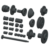 Дополнительный комплект Luxe для балансировки мотоциклетных колес КС-225-01