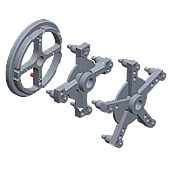 Набор адаптеров для колес грузовых автомобилей КС-223