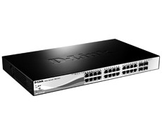 D-link DGS-1210-28P WebSmart коммутатор с 24 портами 10/100/1000Base-T + 4 портами SFP