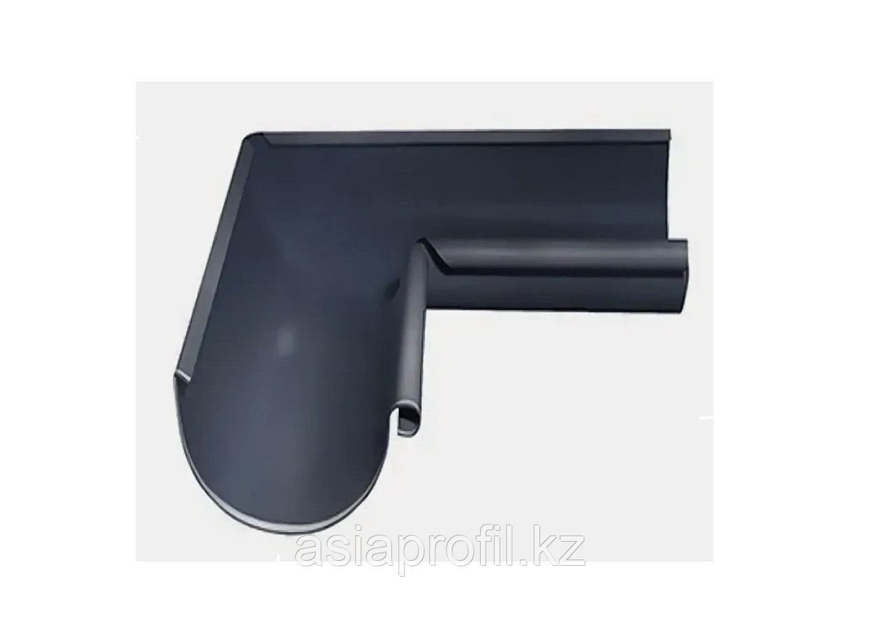 Угол желоба внутренний 90 гр 125 мм RAL 7024 Графит