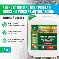 Пропитка антисептик для древесины PROSEPT АНТИПЛЕСЕНЬ готовый состав 5 л. арт. 025-5