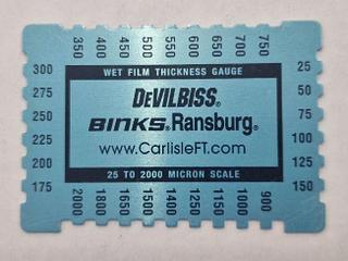 Гребенка толщиномер мокрого слоя