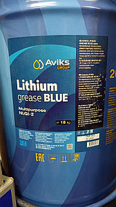 Смазка LITHIUM GREASE BLUE 18кг