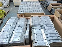 Пластина (Фасонка)-80х6, I=300мм (для соединения укосин, распорок с швеллерным поясом под трубу Ø102) В НАЛИЧИИ