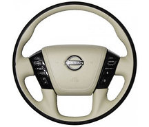 Руль рестайлинг для Nissan Patrol Y62 2010-2024 в оригинальном стиле