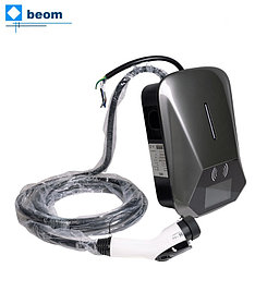 Автомобильная зарядная станция SVC AC GB/T - 11кВт (400В | ток 32A | GB/T | LED| Длина кабеля 5м| Защита от перегрева | Настенное)