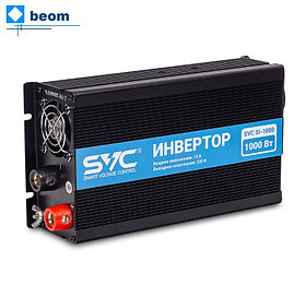 Инвертор SI-1000 ( 1000Вт | Вход 12В/Выход 210-240В | 1 вых.: Schuko CEE7 | USB-порт 2А | Вес 1,78 кг)