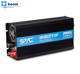 Инвертор SI-1500 ( 1500Вт | Вход 12В/Выход 210-240В | 1 вых.: Schuko CEE7 | USB-порт 2А | Вес 1,94 кг)