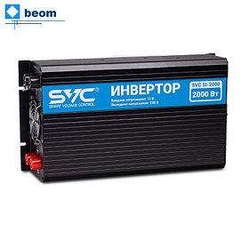 Инвертор SI-2000 ( 2000Вт | Вход 12В/Выход 210-240В | 1 вых.: Schuko CEE7 | USB-порт 2А | Вес 4,5 кг)