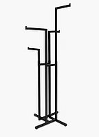 Рейл напольный для одежды, Racks.kz, черный