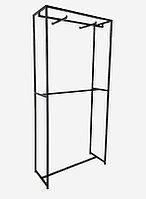 Рейл напольный для магазинов одежды Racks.kz,черный