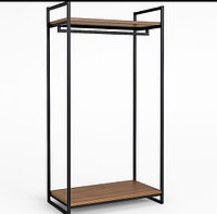 Рейл напольный для магазинов одежды Racks.kz,черный