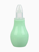 Аспиратор назальный, с колпачком, цвет мятный