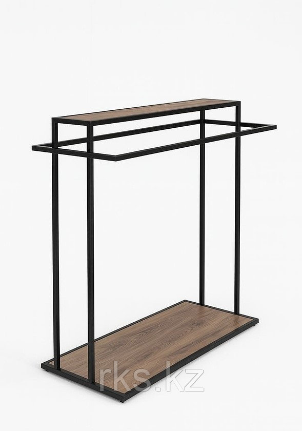 Рейл напольный для магазинов одежды Racks.kz,черный