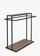 Рейл напольный для магазинов одежды Racks.kz,черный
