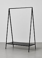 Рейл напольный для магазинов одежды Racks.kz,черный