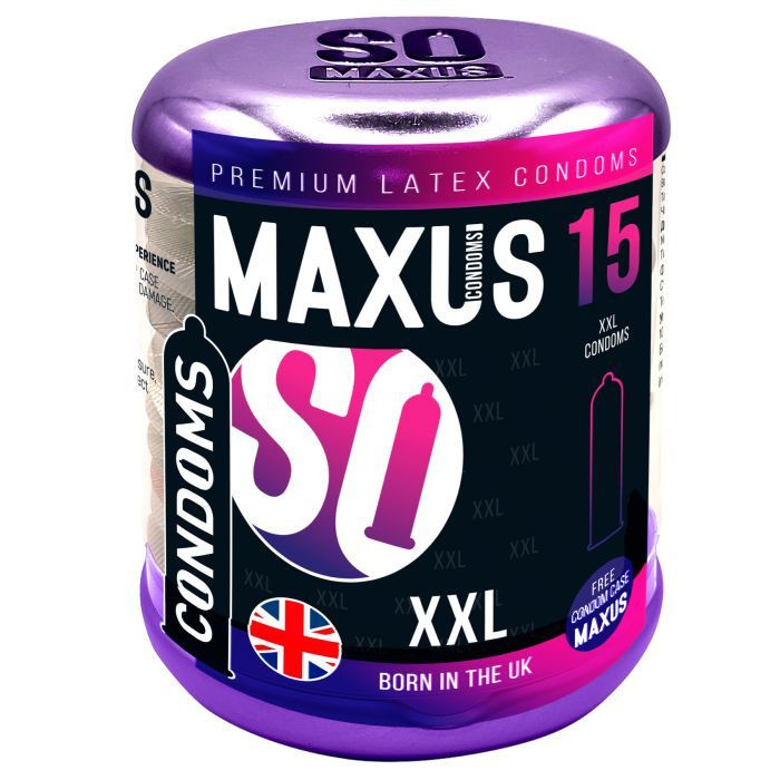 Презервативы гладкие, увеличенные MAXUS XXL 15 шт.
