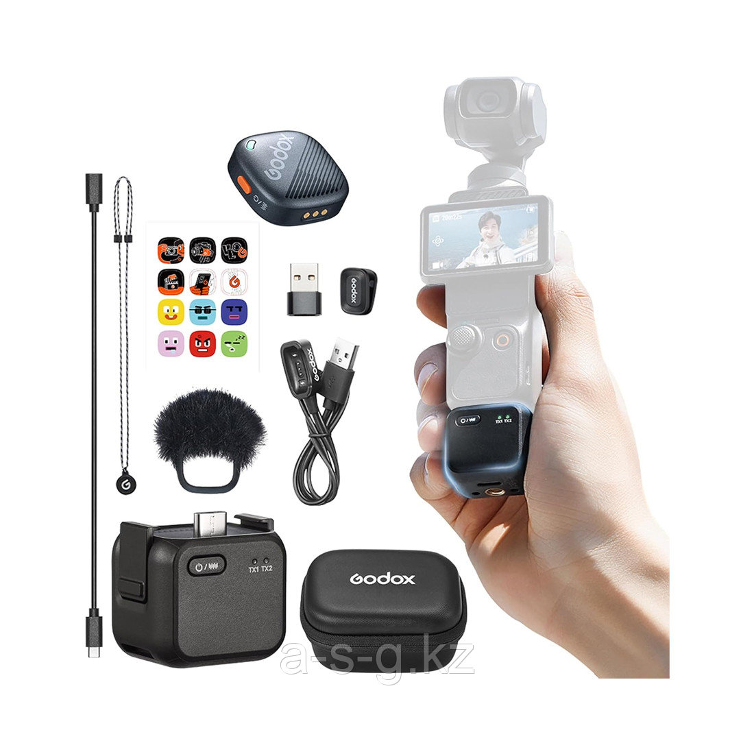 Микрофонная система Godox Cube-OP3