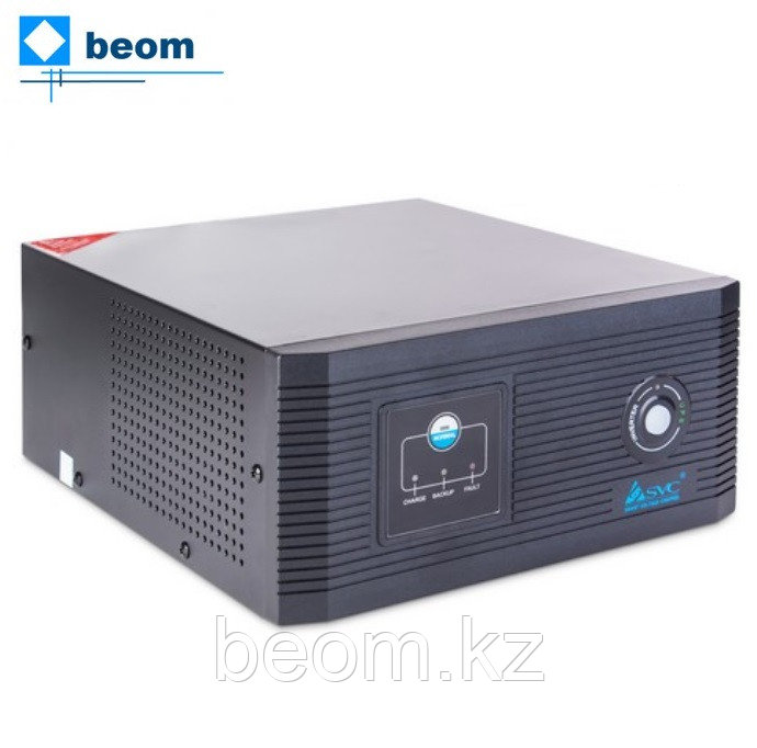 Инвертор SVC DIL-600 ( 600ВА / 360Вт | Вход 12В и/или 220В, Выход 220В | 2 х Schuko | Функция заряда батарей 10A | 290*255*120)
