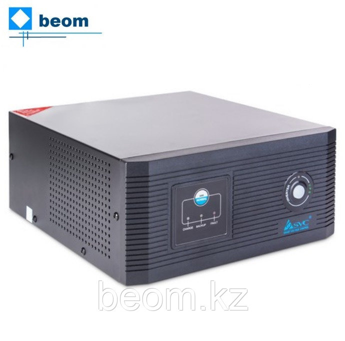 Инвертор SVC DIL-1000 ( 1000ВА / 800Вт | Вход 12В и/или 220В, Выход 220В | 2 х Schuko | Функция заряда батарей 15 A | 290*255*120), фото 1
